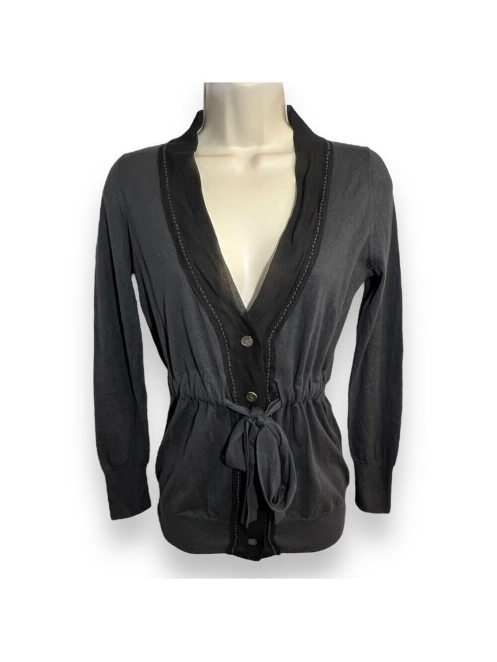 J. Crew Women’s Belted Cardigan Black Size Small